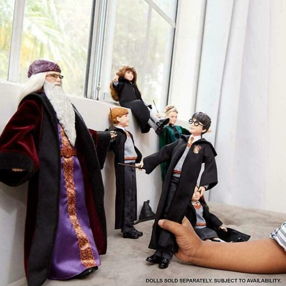 NIB! Mattel Harry Potter Albus Dumbledore Collectible Poseable Doll, One Size - Picture 10 of 10